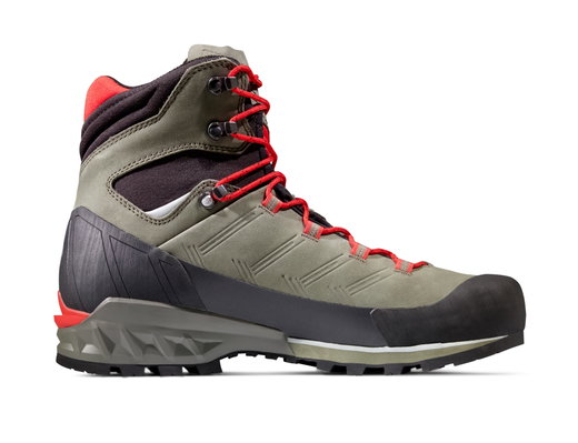 Mammut Hiking Shoes Kento Advanced High GTX (Mountain Boots with limited crampon compatibility, waterproof) brown/red Men